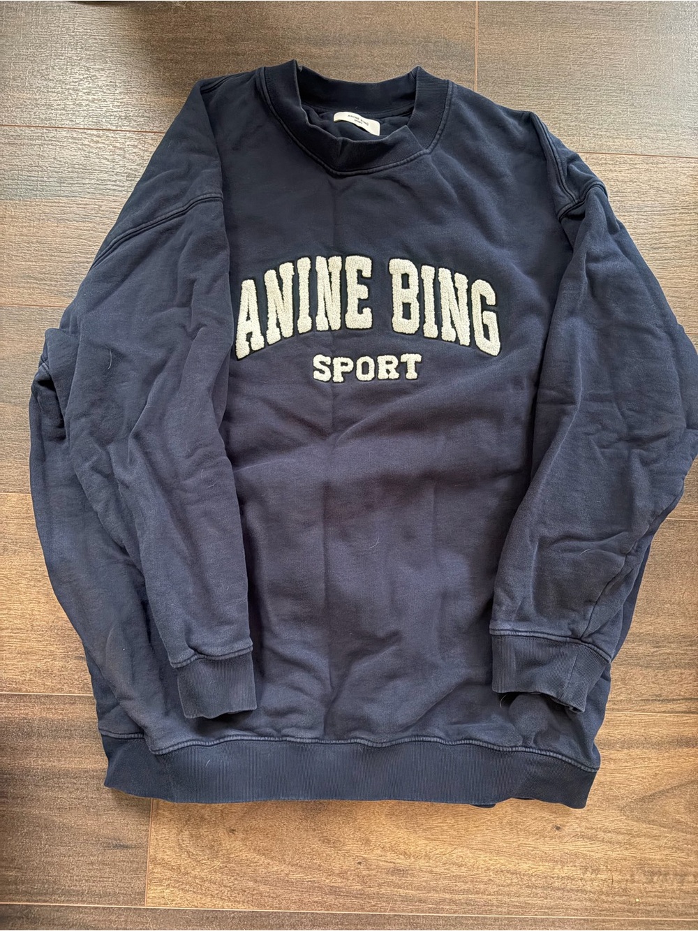 Anine Bing Navy Crewneck